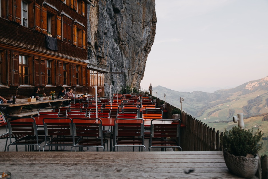 Berggasthaus Aescher Inn's Terrace