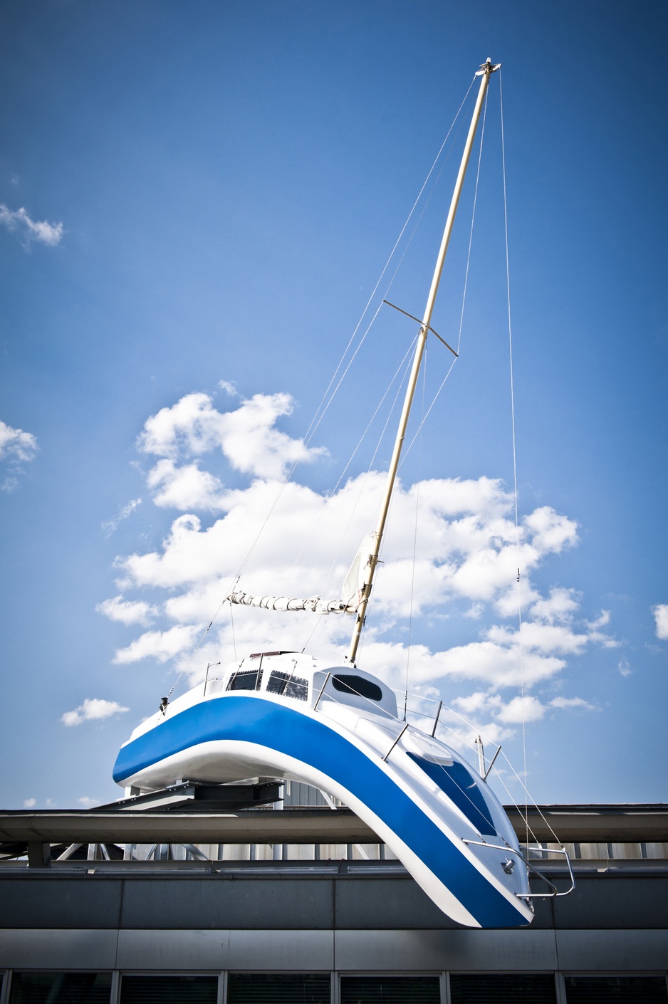 Melting Yacht on the rooftop of Hotel Daniel Vienna