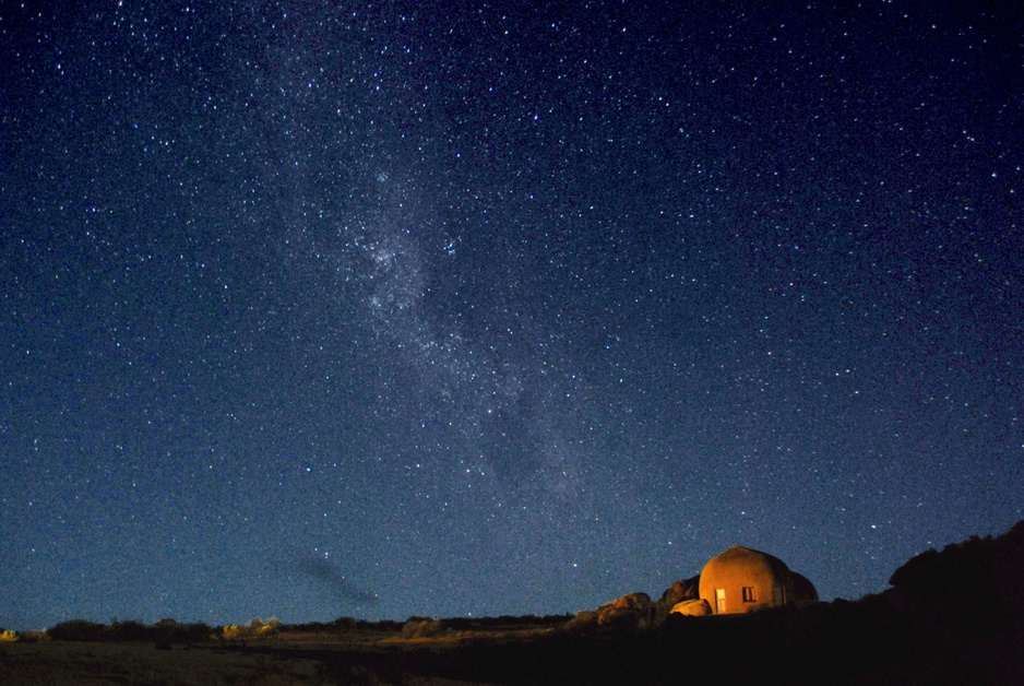 Starry night in South Africa at the Naries Namakwa Retreat