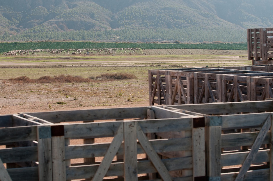 Hotel Aire de Bardenas wooden boxes