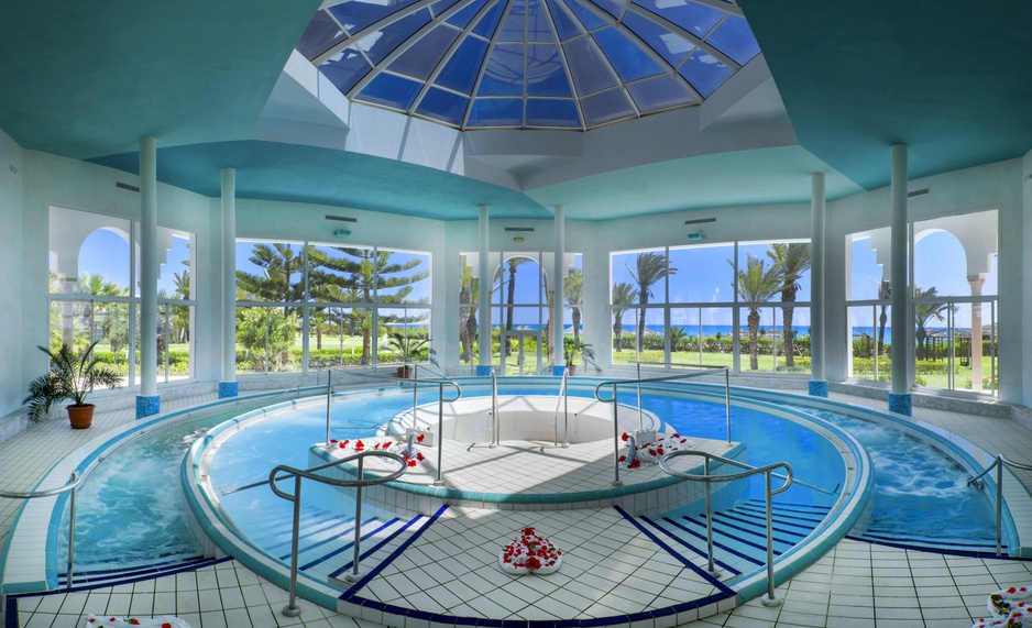 Hasdrubal Thalassa spa indoor pools