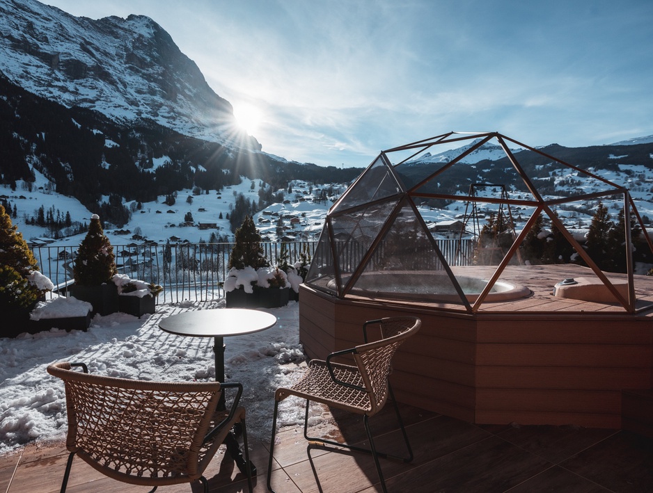 Hotel Glacier Whirlpool Mountain View