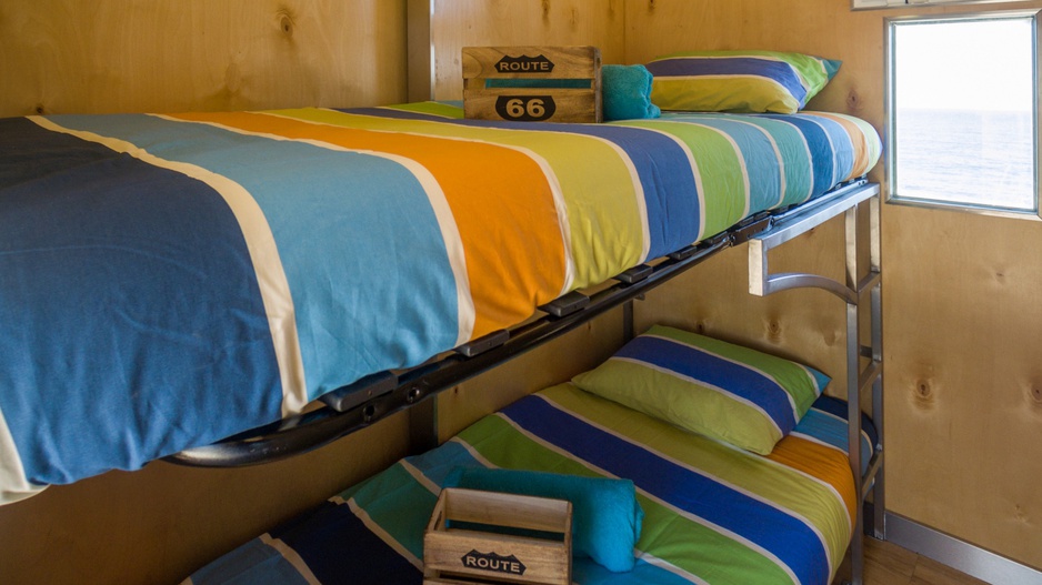 Truck Surf Hotel shared room