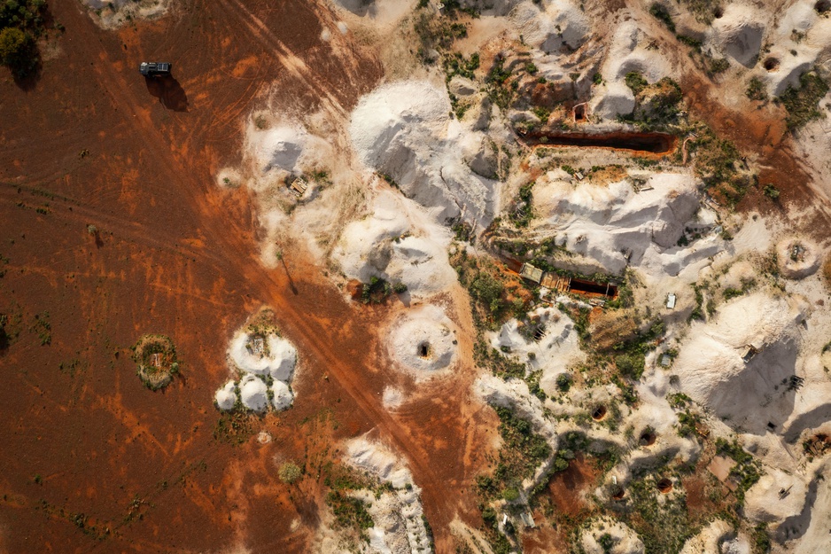 White Cliffs Mesa Hills of Opal Mining