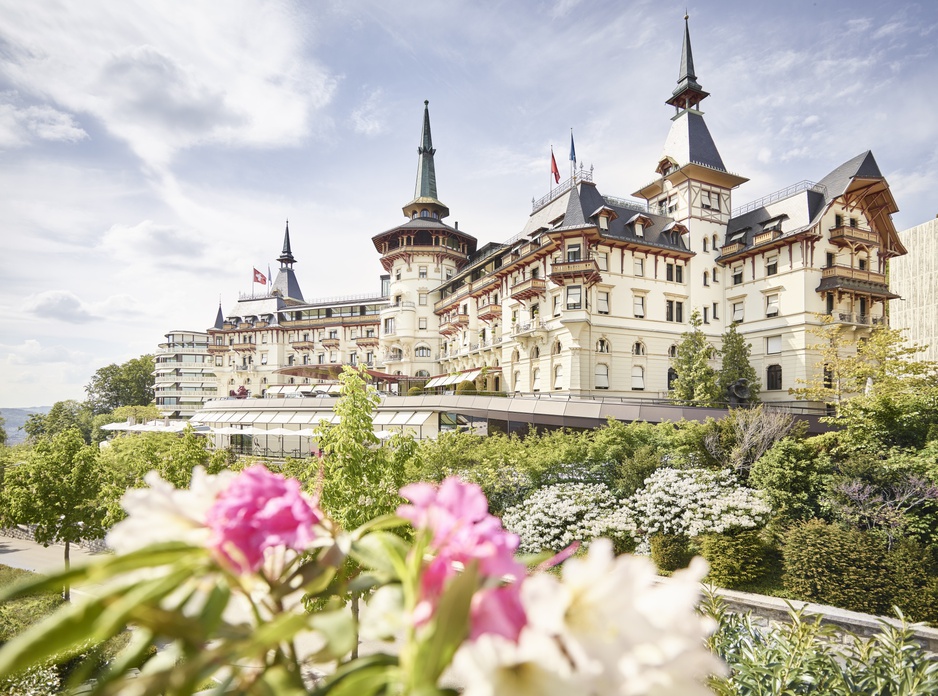 The Dolder Grand Hotel in Spring