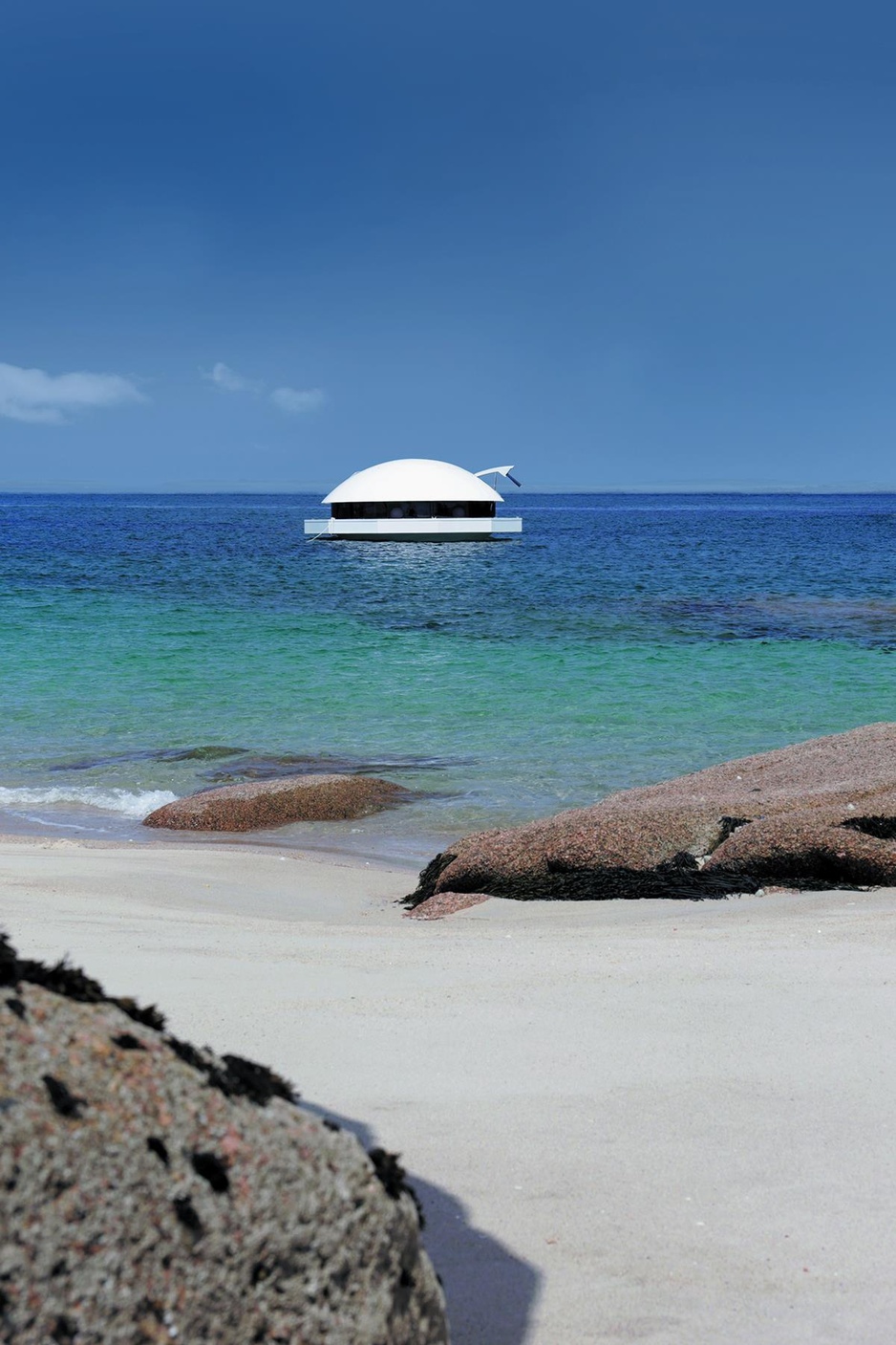 Anthenea Floating Pod In The Sea