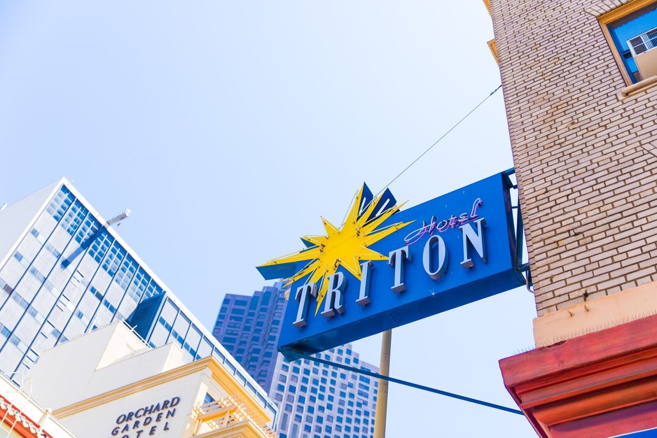 Hotel Triton sign