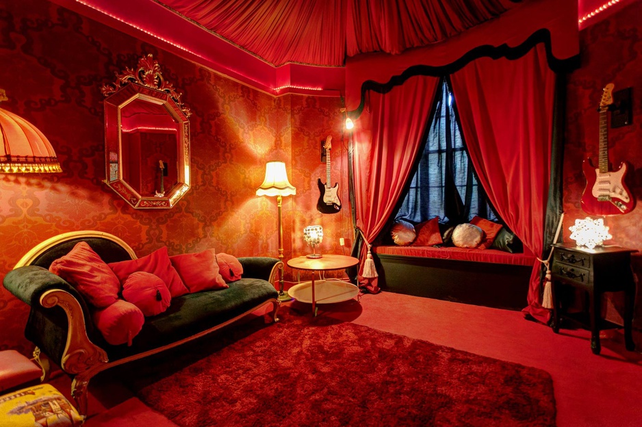 Dark Red Room