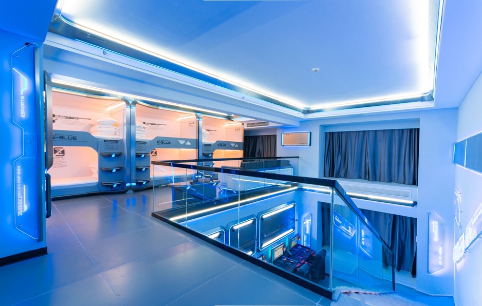 Futuristic Gaming Capsule Hotel in China