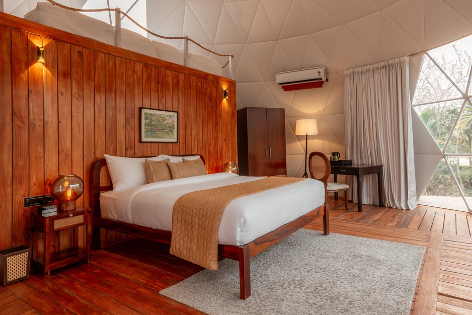 Vaani Greens Resort Geodesic Dome Interior