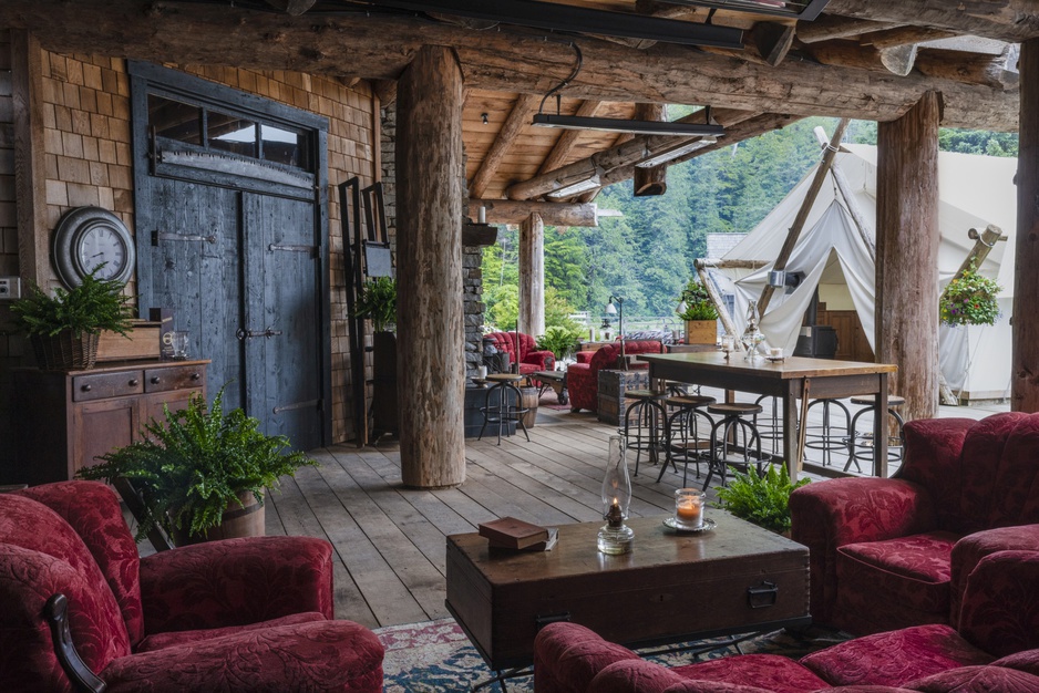 Clayoquot Wilderness Resort Cookhouse Outdoor Terrace