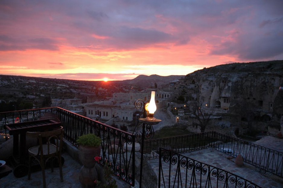 Cappadocia at sunset