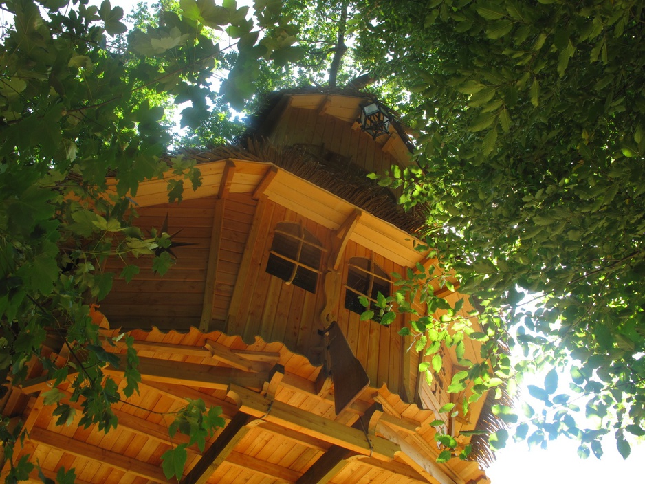 Pirate boat tree house