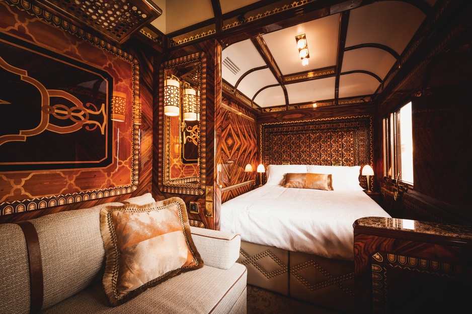 Venice Simplon-Orient Express Grand Suite Bedroom