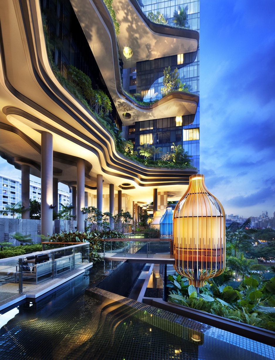 Parkroyal Pickering Hotel Pool And Greenery