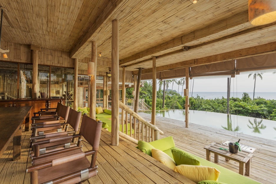 Soneva Kiri Private Cliff Pool Reserve 4BR dining area