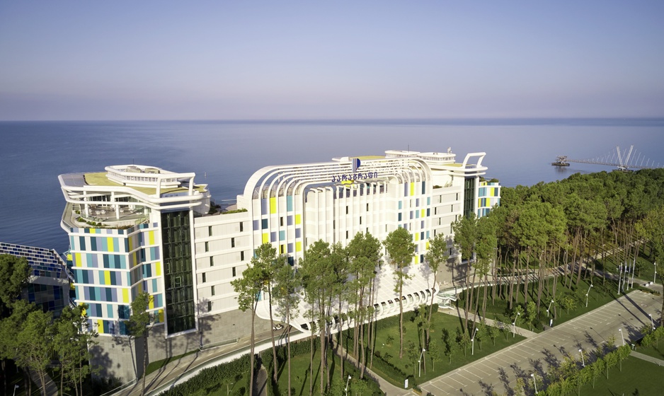 Paragraph Resort & Spa Shekvetili Building by the Black Sea