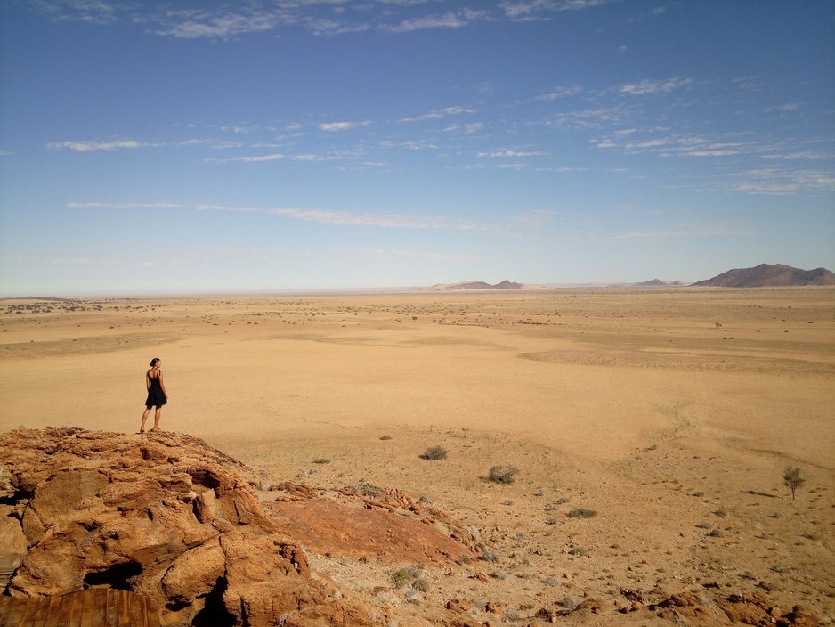 Namib Desert With The Naukluft Mountains In The Background In Namibia