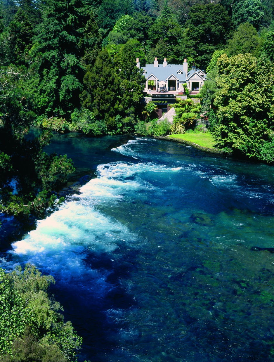 Huka Lodge On The Banks Of The Waikato River