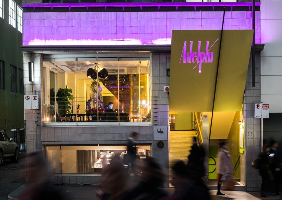 Adelphi Hotel Melbourne main entrance