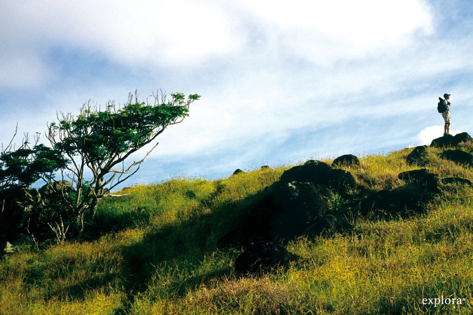 Trekking on Easter Island