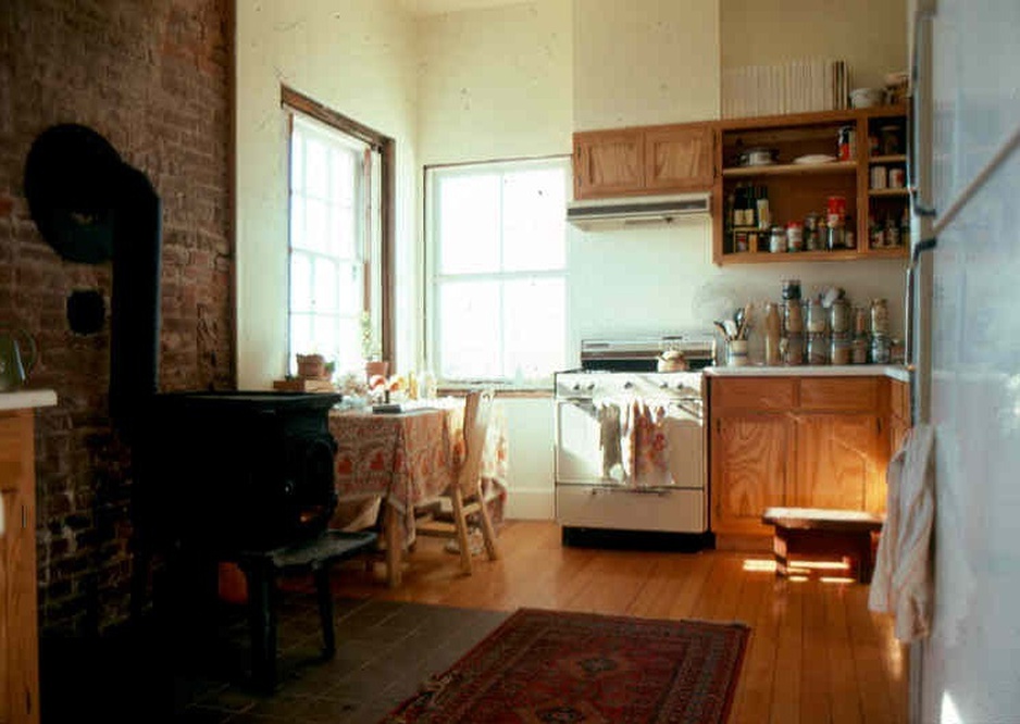 East Brother Light Station kitchen