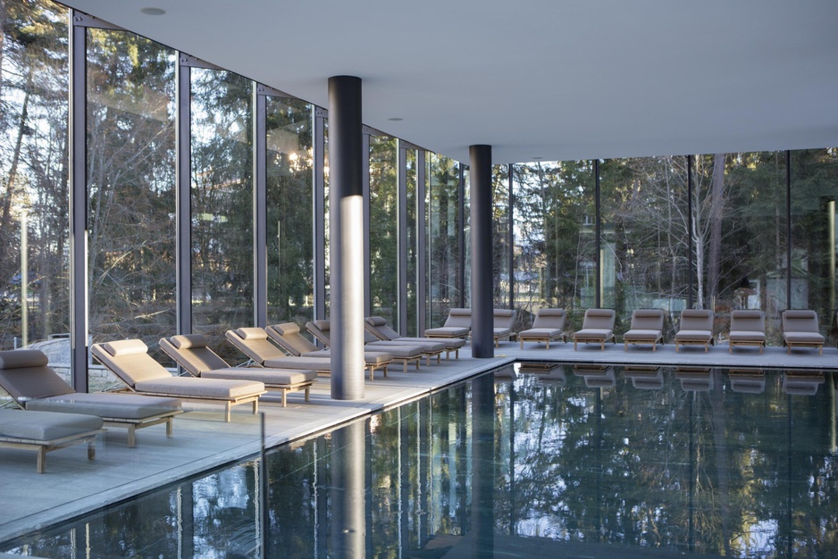 Waldhaus Flims Wellness Resort Indoor Pool