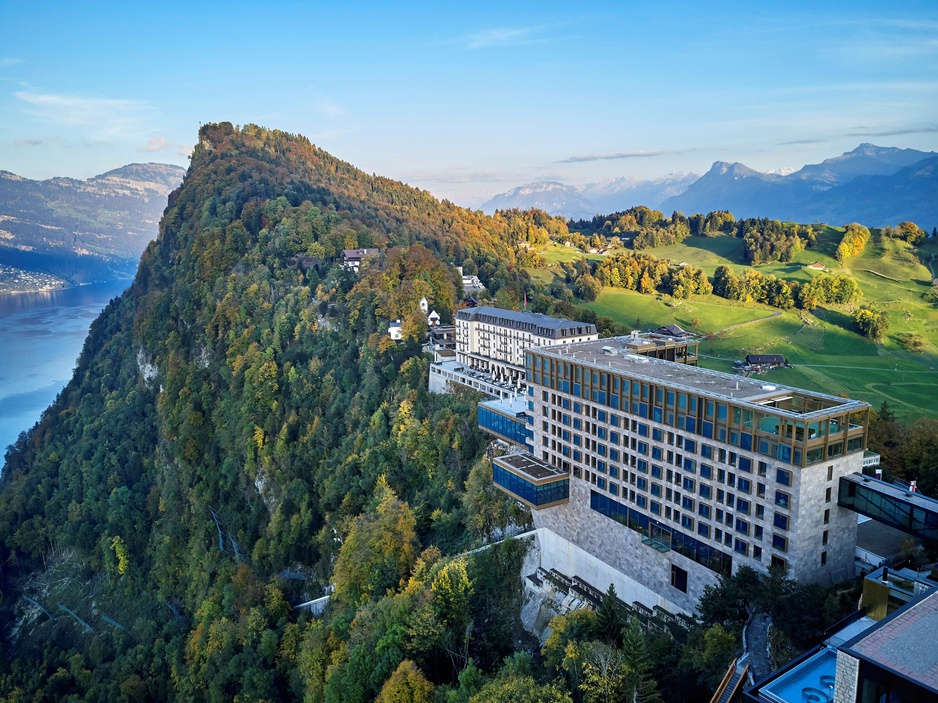 Burgenstock Hotel Atop The Mountain