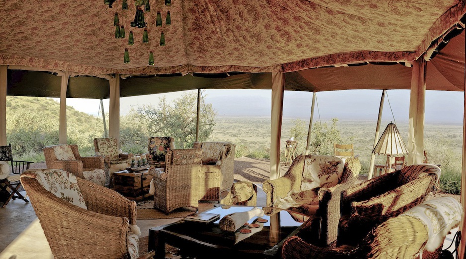 Shu'mata Camp tent interior