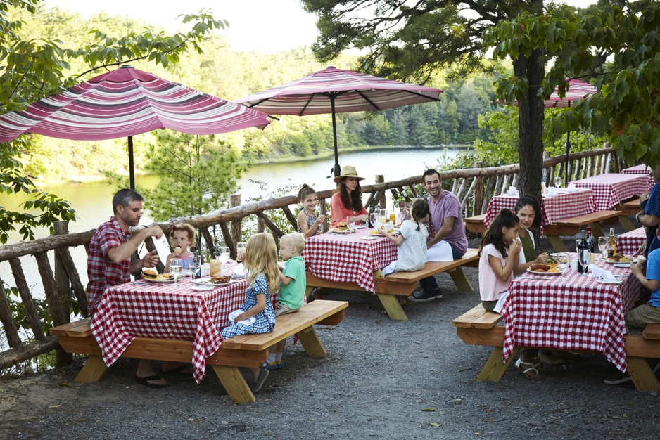 Granary Overlooking Lake Mohonk