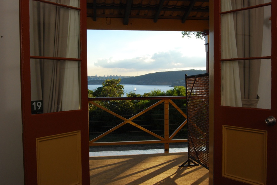 Q Station hotel room with view on the sea