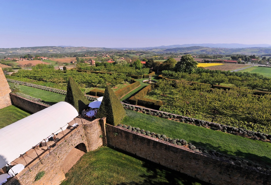 Panoramic view from Chateau de Bagnols