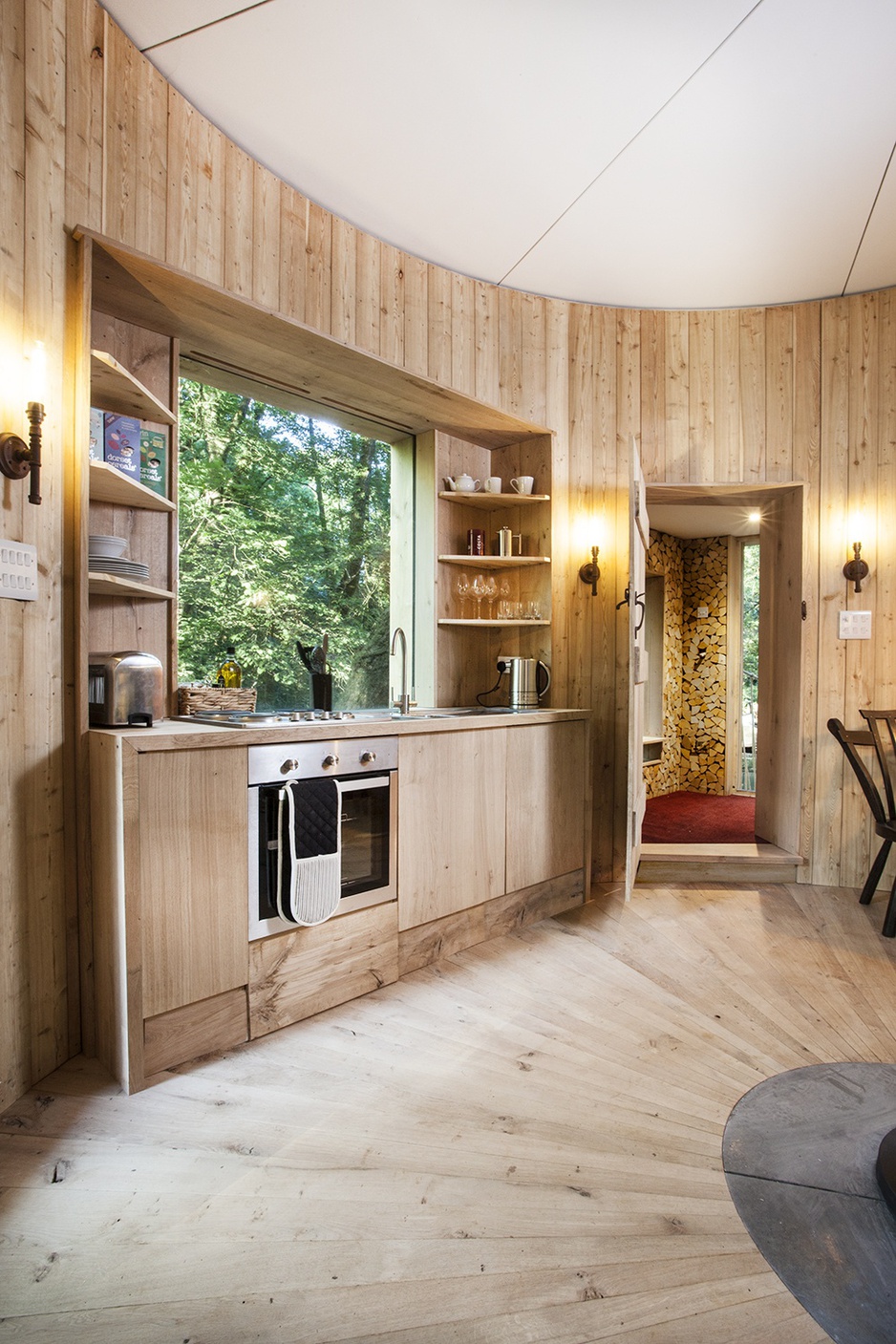 The Woodman's Treehouse kitchen