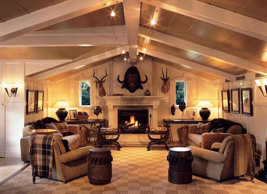 Huka Lodge Trophy Room dining