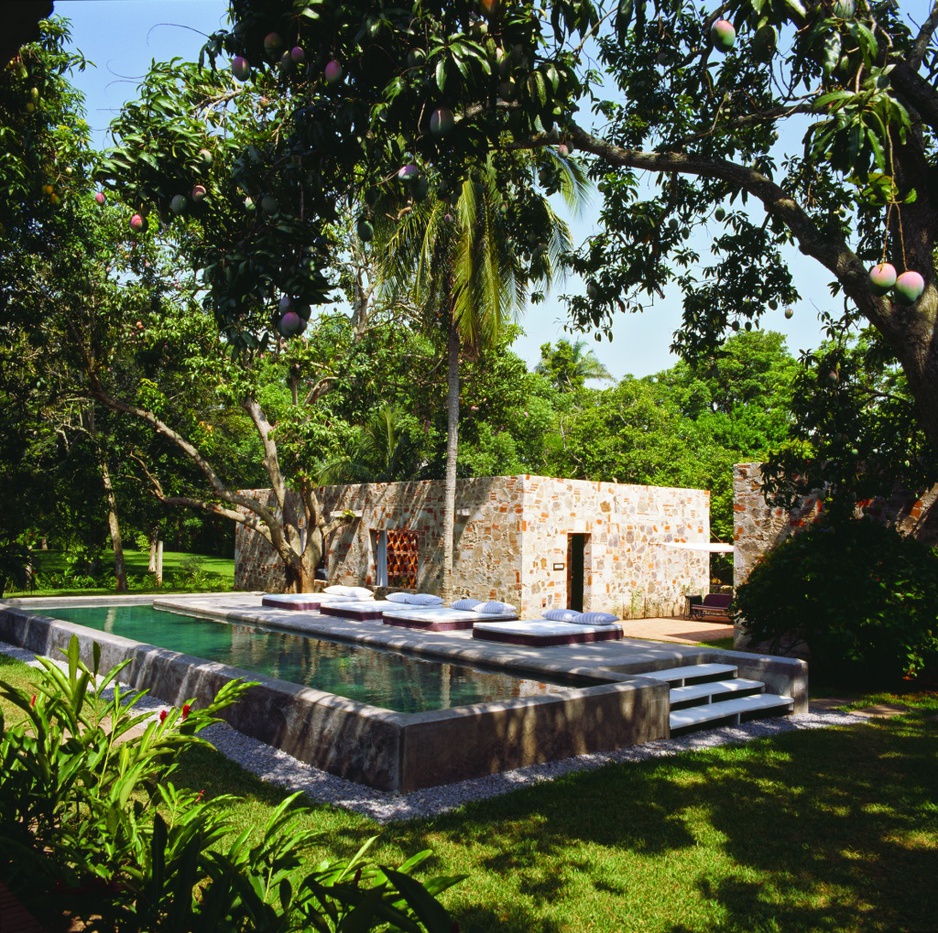 Maison Couturier swimming pool