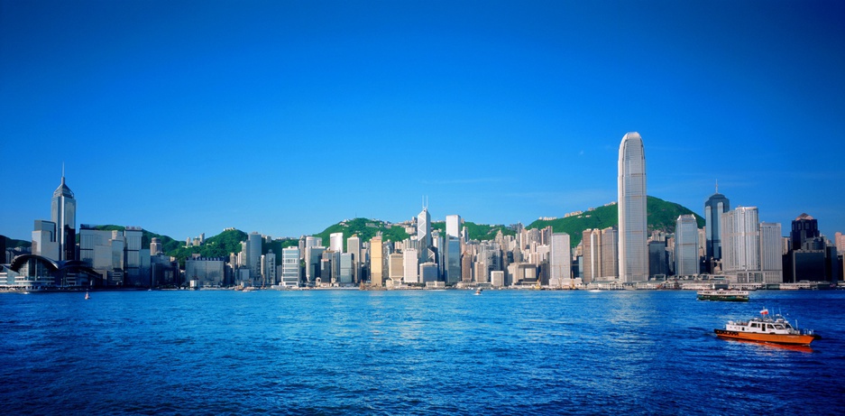 Victoria Harbour in Hong Kong