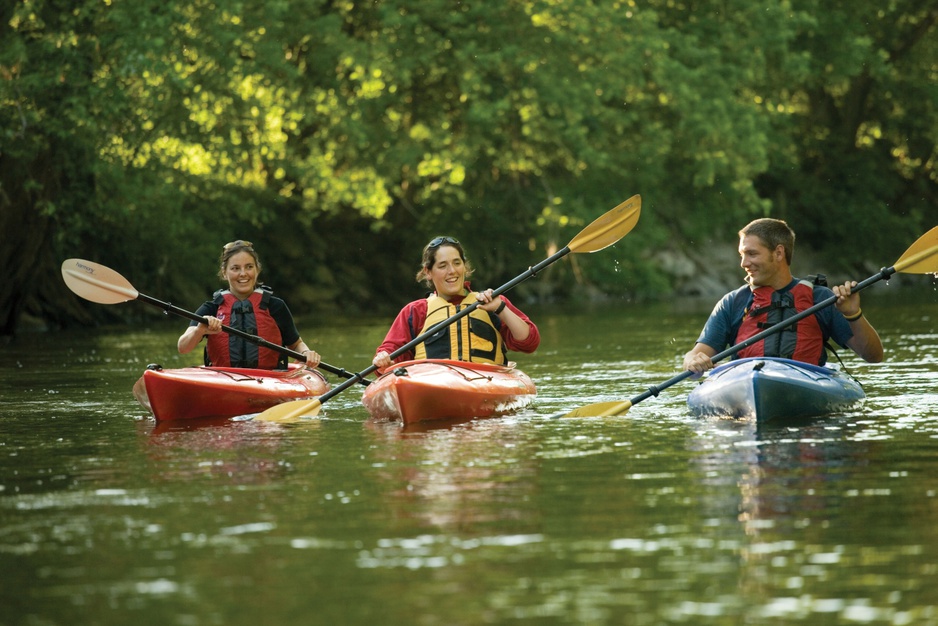 Lenox canoeing