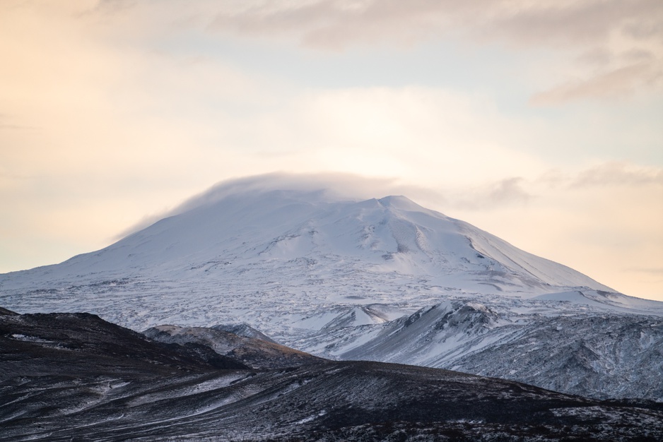 Frozen Icelandic Landscape