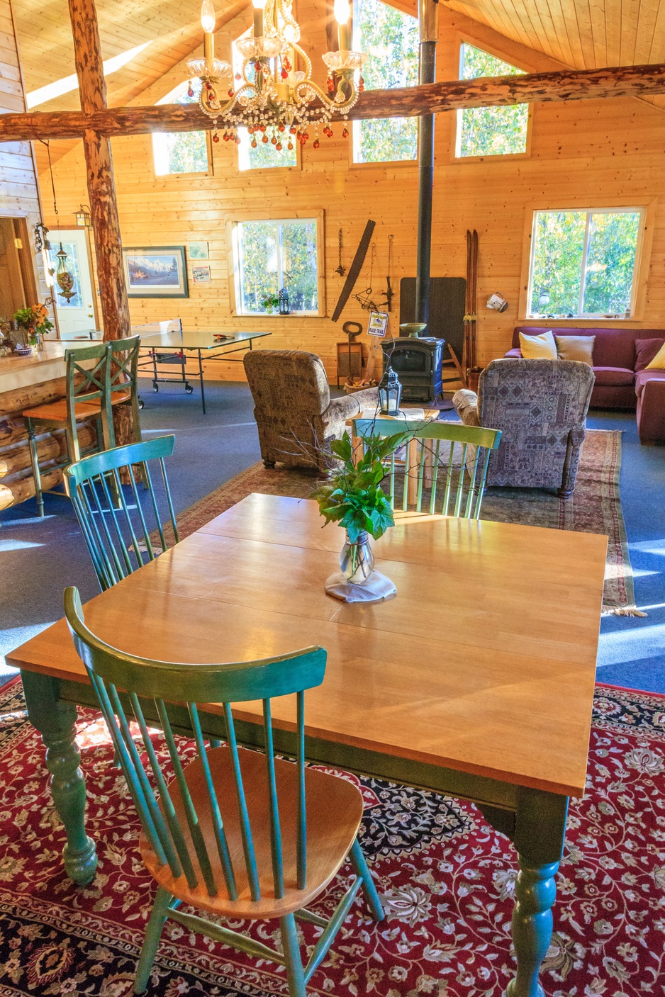 Winterlake Lodge wooden interior