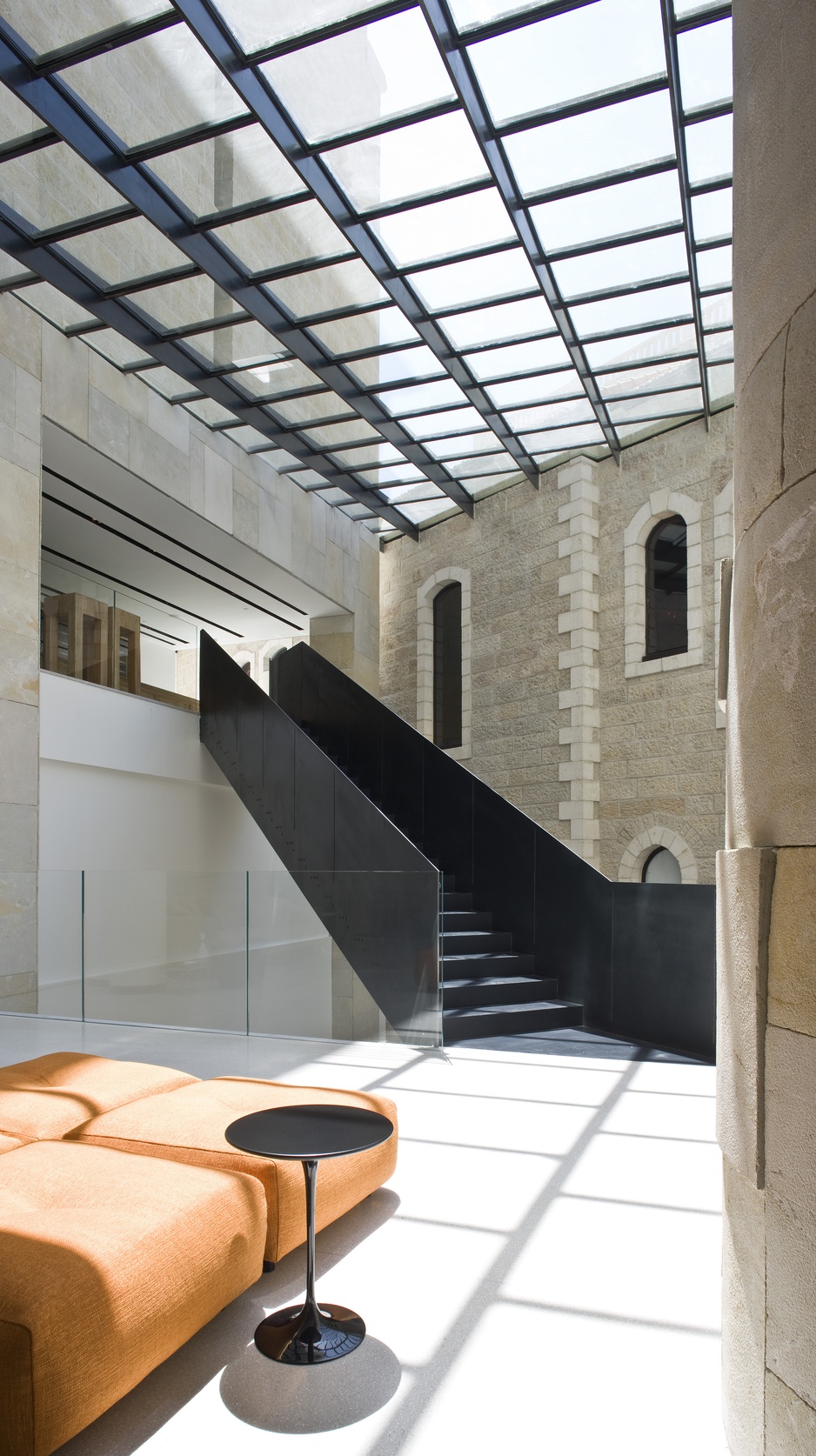 Mamilla Hotel Jerusalem lobby