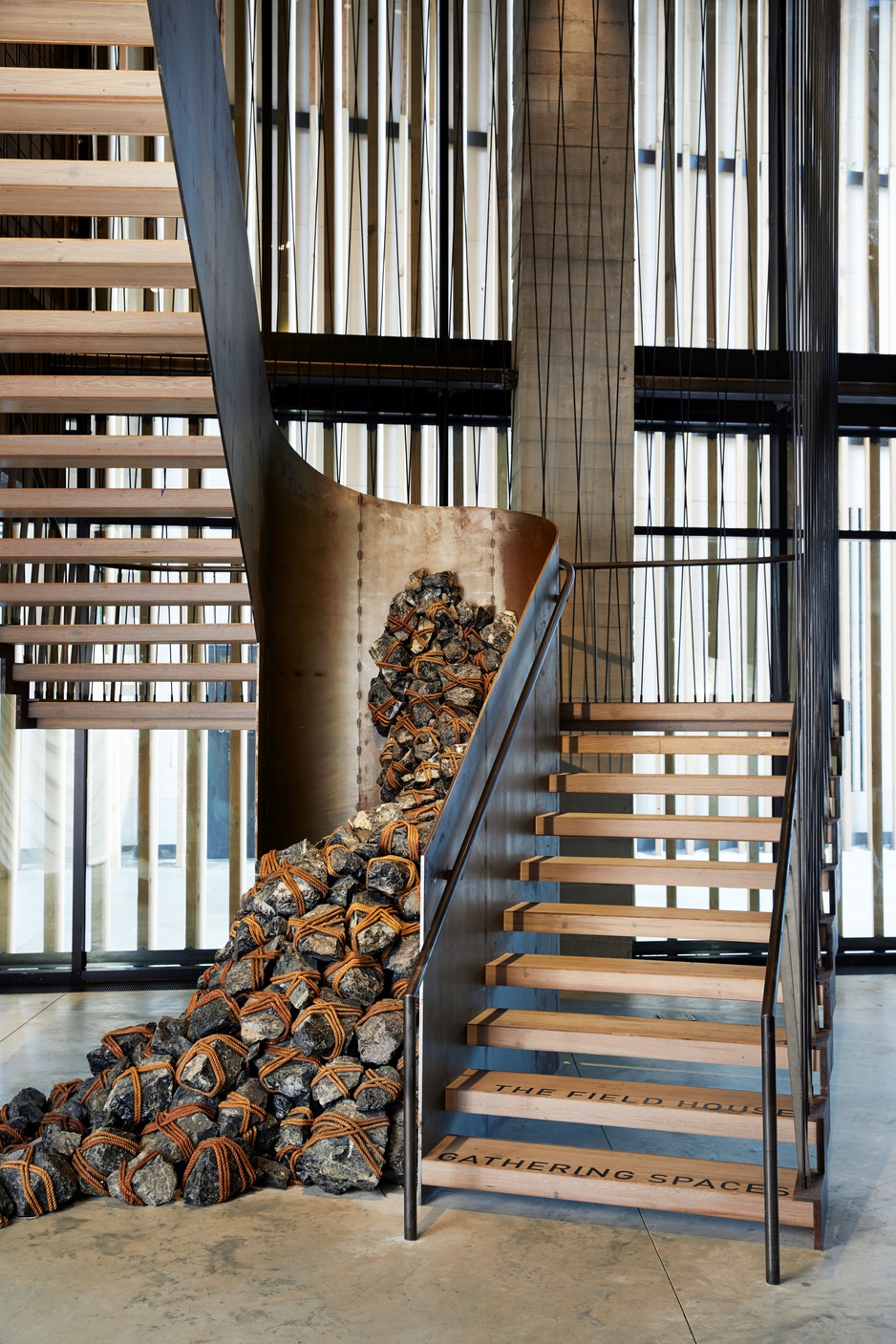 1 Hotel Brooklyn Bridge Wooden Staircase