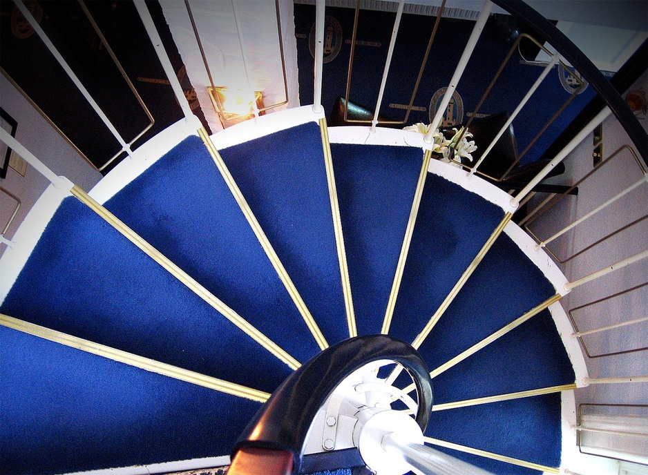 Corsewall Lighthouse stairs