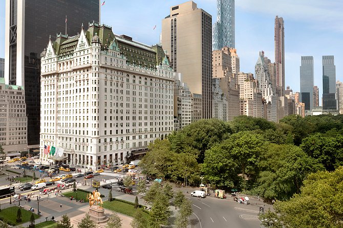 The Plaza Exterior Day from Central Park Grand Army Plaza