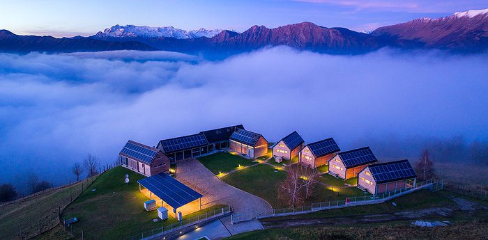 Chalets Nebesa - Insane Panorama in the Julian Alps of Slovenia