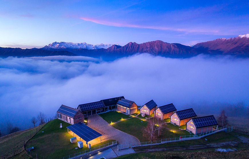 Chalets Nebesa - Insane Panorama in the Julian Alps of Slovenia