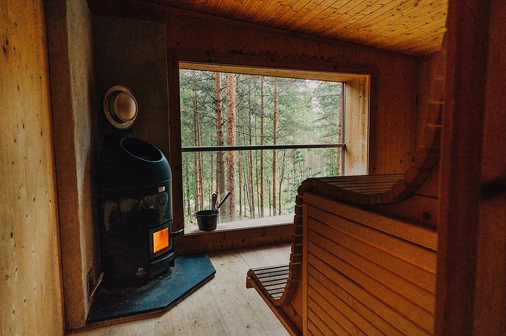 The Wolf Hotel Sauna