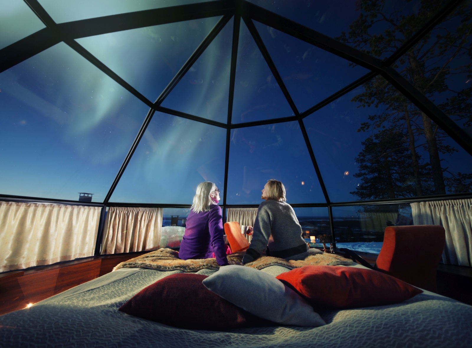 Levin Iglut Golden Crown - Glass Igloos With Views The Wilderness