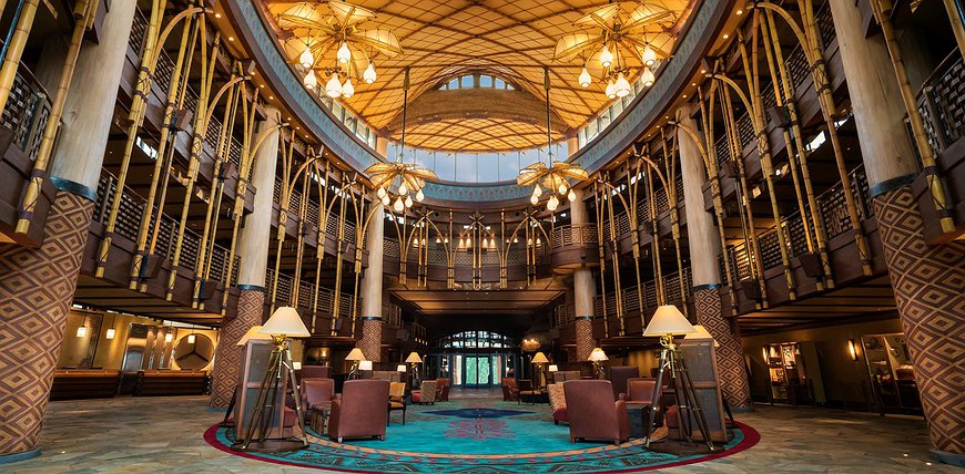 Disney Explorers Lodge - 1920s Adventure-Themed Hotel in Hong Kong's Disneyland