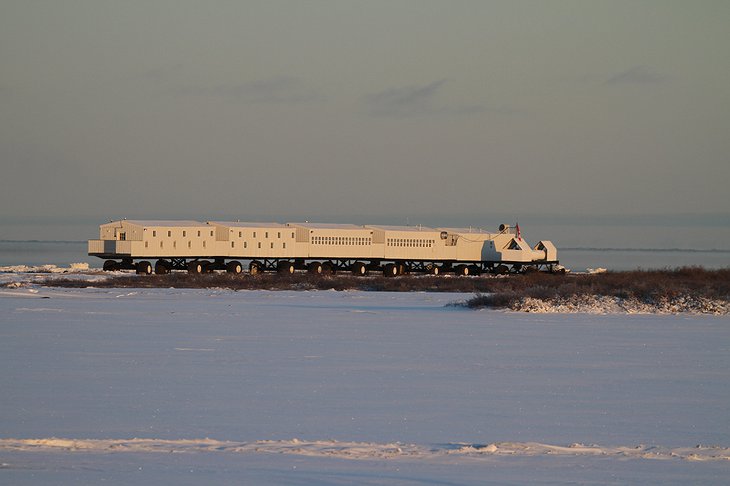 Tundra Buggy Lodge's Long Vehicle