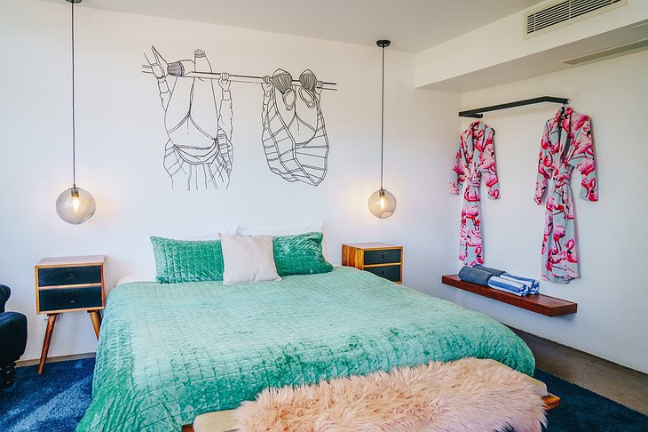 The Pink Hotel Coolangatta Artist Suite Bedroom